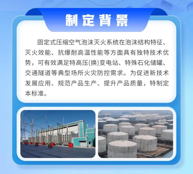 《固定式壓縮空氣泡沫滅火系統(tǒng)》GB/T44186-2024新規(guī)解讀