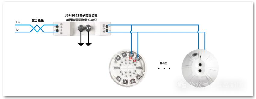 JTG-H-JBF4384A-Ex點(diǎn)型紅外火焰探測器接線圖
