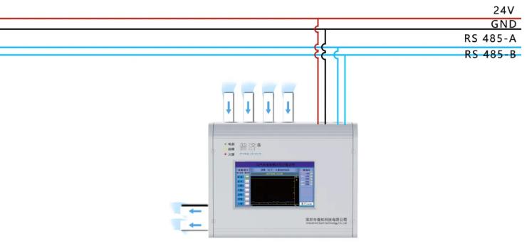 普濟(jì)獨(dú)立激光腔體型吸氣式煙霧探測(cè)器ASD-4A0-11D接線圖