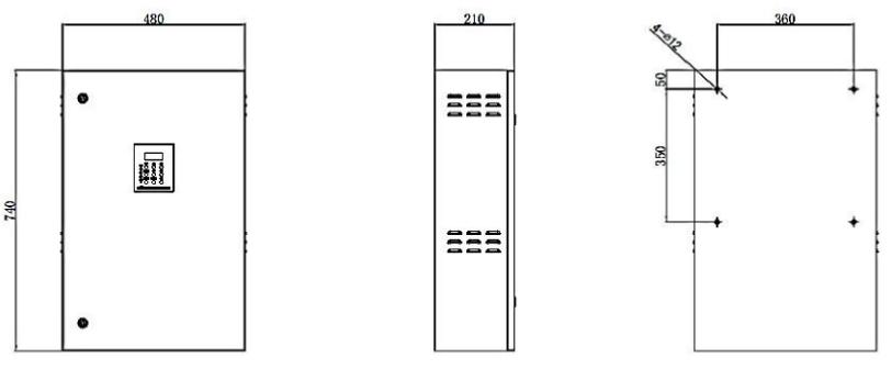 J-C-11S81B應(yīng)急照明控制器外形尺寸