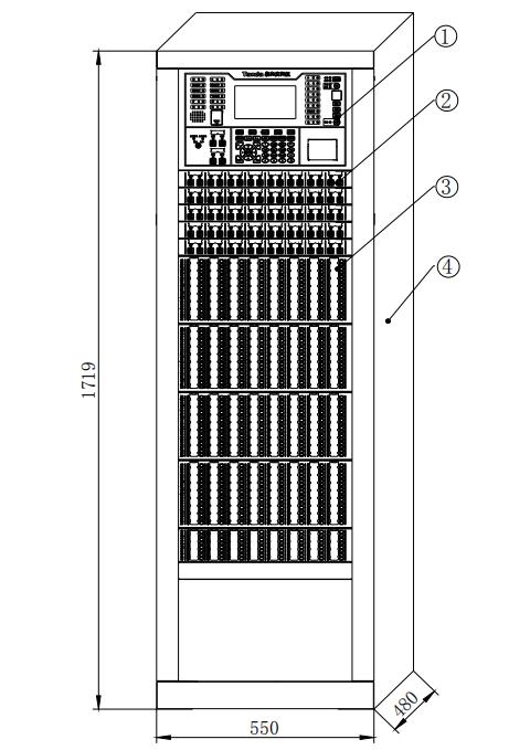 JB-TGL-TX3006C火災(zāi)報(bào)警控制器（聯(lián)動(dòng)型）外形尺寸圖
