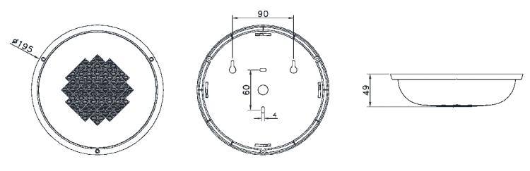 SPK-XM3W-01消防廣播揚(yáng)聲器外形尺寸