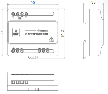 DK-5213S三相三線雙電源電壓信號(hào)傳感器