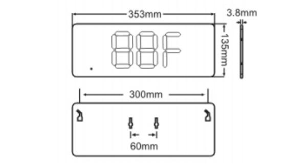 N-BLJC-1LROEⅡ1WZKQ集中電源集中控制型消防應(yīng)急標(biāo)志燈具外形尺寸