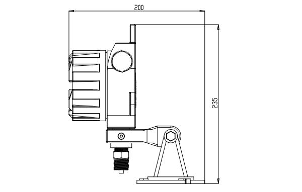 JTY-HF-C30 Ex 線型光束感煙火災(zāi)探測(cè)器外形尺寸
