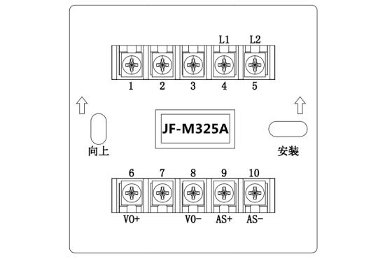 JF-M325A輸入輸出模塊接線端子說明