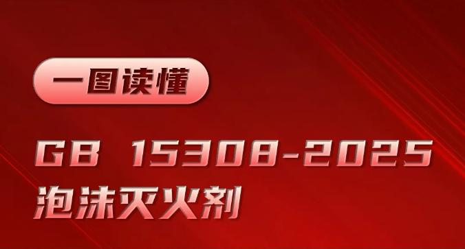 一圖看懂GB15308-2025《泡沫滅火劑》