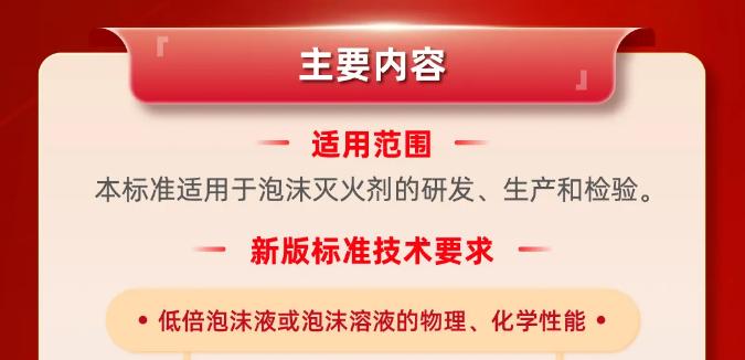 GB15308-2025《泡沫滅火劑》主要內(nèi)容