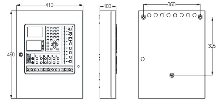 JB-QBL-A8004火災(zāi)報警控制器（聯(lián)動型）外形尺寸