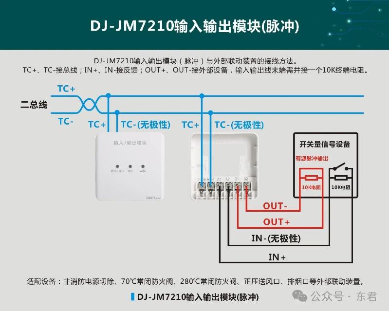 DJ-JM7210輸入/輸出模塊接線圖