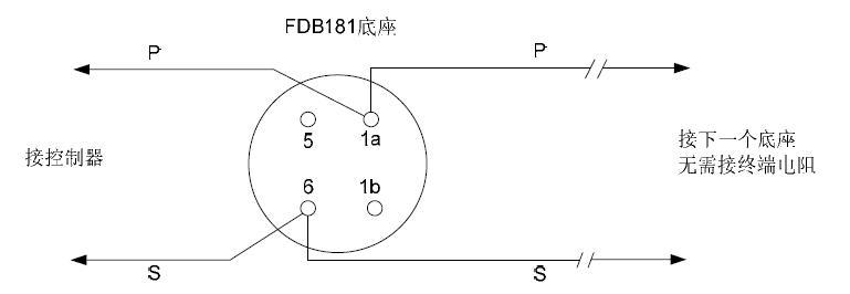 西門子FDT181感溫探測(cè)器接線圖